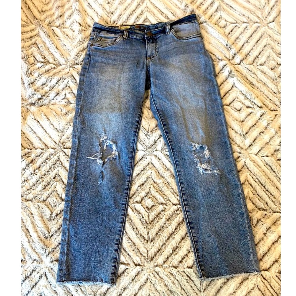 Kut from the Kloth Women’s stretch cropped denim worn once size 6